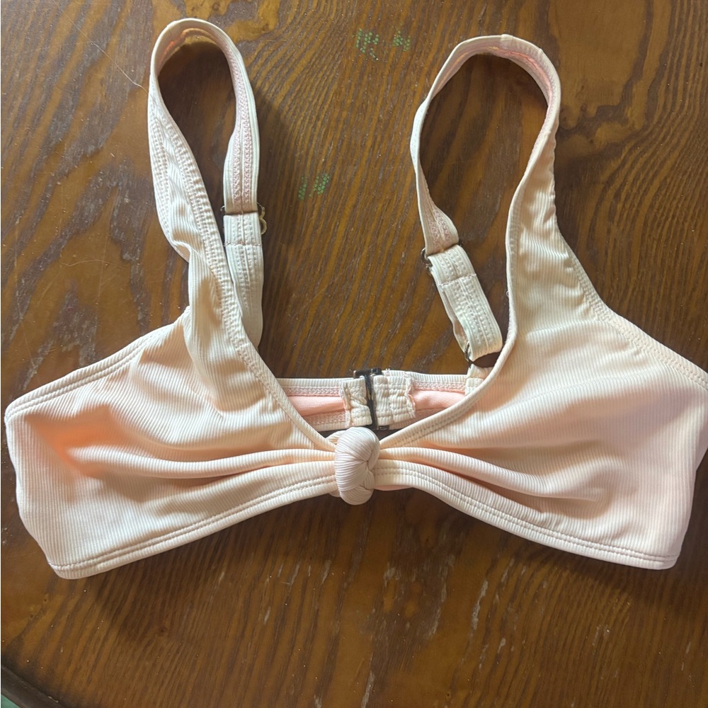 Peach Women's triangle bikini top